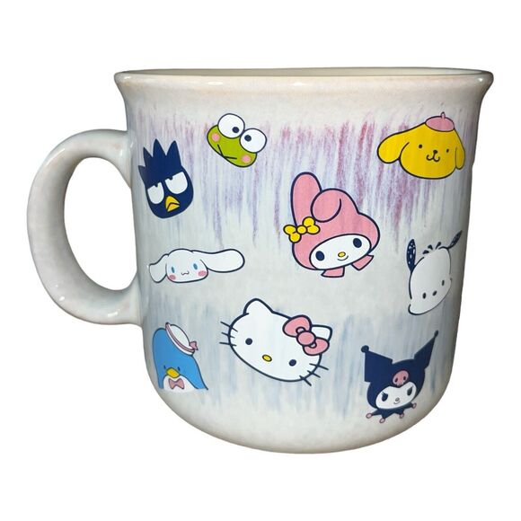Sanrio Hello Kitty Friends 20 oz Ceramic Coffee Mug Melody Cinnamoroll Keroppi - Picture 3 of 5